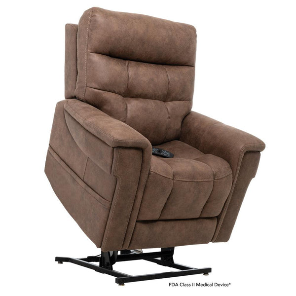 Radiance PLR3955 - Deep Recline Position | Heat System | Memory Remote | Wireless Charger & Cup-Holder-Lift Chair-Pride Mobility-Canyon Silt-Small-capitalmedicalsupply.ca