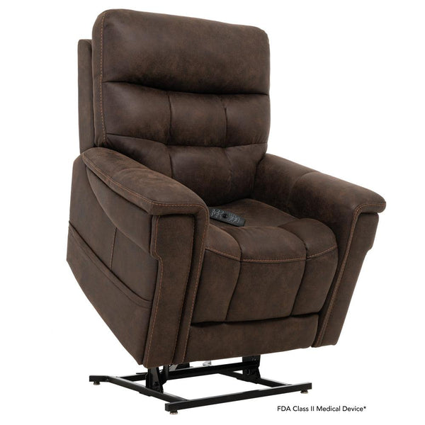 Radiance PLR3955 - Deep Recline Position | Heat System | Memory Remote | Wireless Charger & Cup-Holder-Lift Chair-Pride Mobility-Canyon Walnut-Large/Tall-capitalmedicalsupply.ca