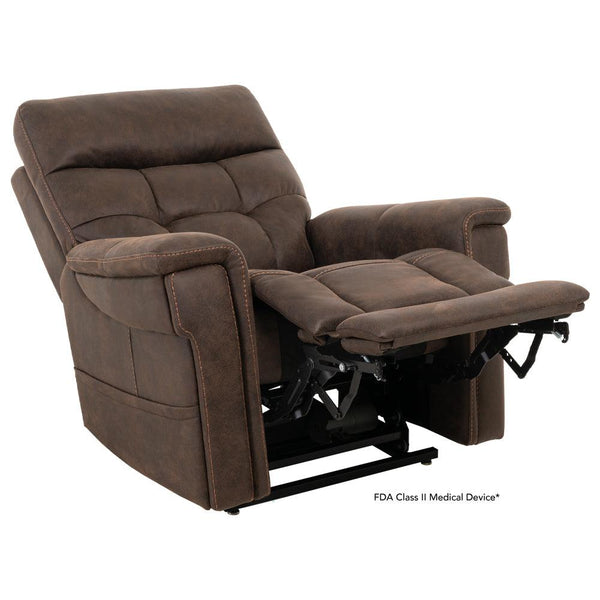 Radiance PLR3955 - Deep Recline Position | Heat System | Memory Remote | Wireless Charger & Cup-Holder-Lift Chair-Pride Mobility-Canyon Walnut-Medium-capitalmedicalsupply.ca