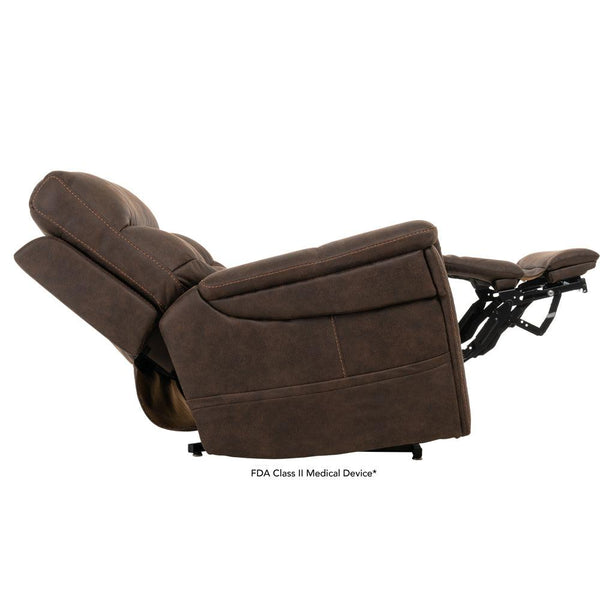 Radiance PLR3955 - Deep Recline Position | Heat System | Memory Remote | Wireless Charger & Cup-Holder-Lift Chair-Pride Mobility-Canyon Walnut-Petite/Wide-capitalmedicalsupply.ca