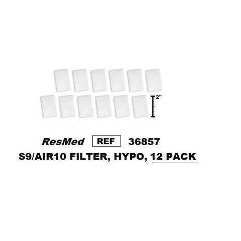 ResMed S9/AIR10 Filter, Hypo | 12 pack