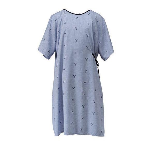 Solus Patient Gowns-Patient Apparel-MIP Inc.-PATIENT GOWN- blue nightingale-capitalmedicalsupply.ca