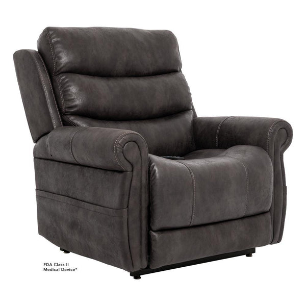 Tranquil 2 PLR935 - Deep Recline Position | Memory Remote | Power Headrest & Lumbar-Lift Chair-Pride Mobility-Astro Grey-Medium-capitalmedicalsupply.ca