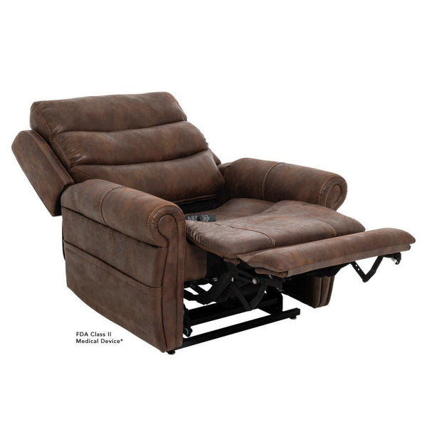 Tranquil 2 PLR935 - Deep Recline Position | Memory Remote | Power Headrest & Lumbar-Lift Chair-Pride Mobility-Astro Brown-Large/Tall-capitalmedicalsupply.ca