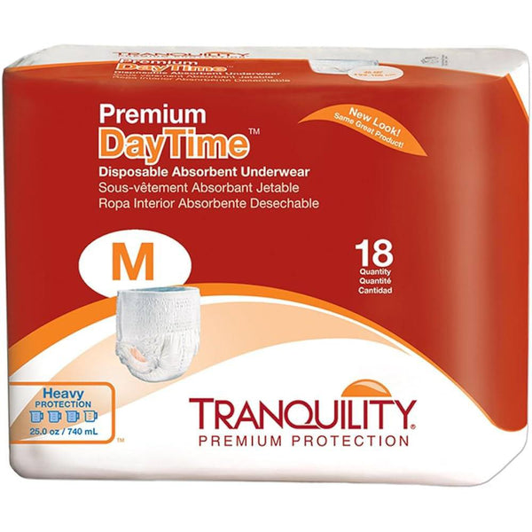 Tranquility Premium DayTime Underwear-Incontinence-Tranquility-M: 34-48" 18 units-capitalmedicalsupply.ca