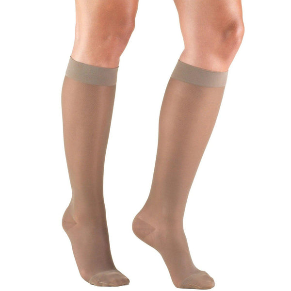 Truform Ladies Lites Sheer Knee-High Compression Stocking - 8-15mmHg