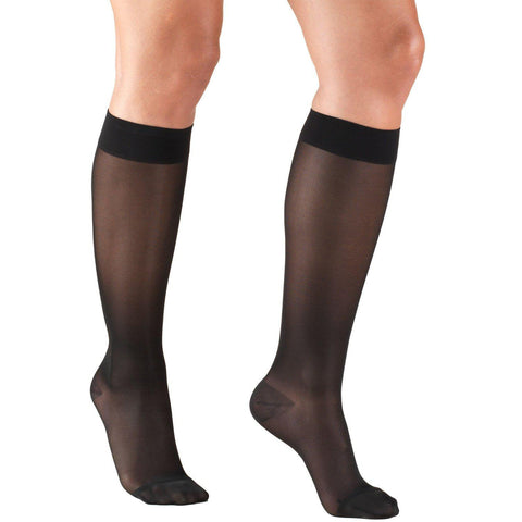 Truform Ladies Lites Sheer Knee-High Compression Stocking - 8-15mmHg