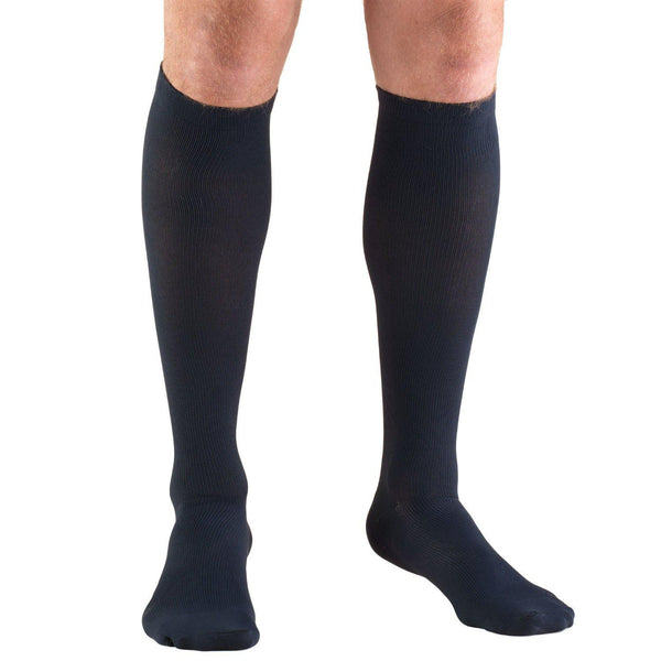 Truform Men's Dress Sock Knee High Closed Toe - 15-20mmHg