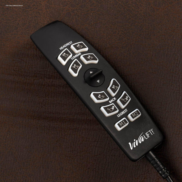 VivaLift!® Atlas Plus 2 - PLR-2985** - Deep Recline Position | Memory Remote | Wireless Charger & Cup-Holder-Lift Chair-Pride Mobility-Walnut-capitalmedicalsupply.ca