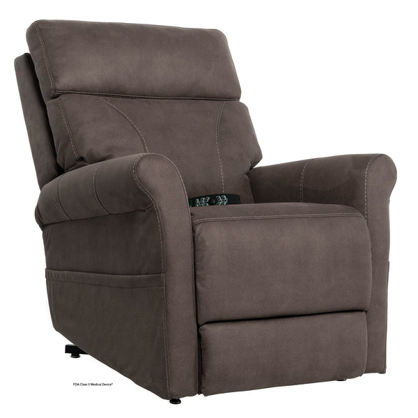 VivaLift Urbana 2 PLR965M - Deep Recline Position | Memory Remote | Power Headrest & Lumbar-Lift Chair-Pride Mobility-Stonewash Gunmetal-capitalmedicalsupply.ca
