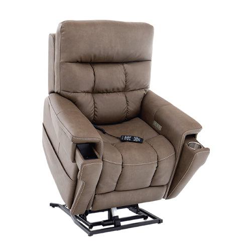 Vivalift Ultra PLR4955 - Weightless Tilt Position | Heat & Massage | Memory Remote | Wireless Charger & Cup-Holder-Lift Chair-Pride Mobility-Capriccio Cappuccino-Small-capitalmedicalsupply.ca