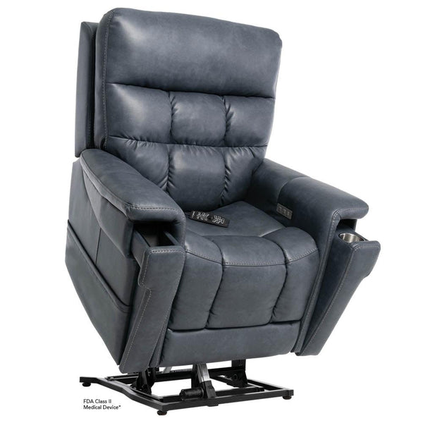 Vivalift Ultra PLR4955 - Weightless Tilt Position | Heat & Massage | Memory Remote | Wireless Charger & Cup-Holder-Lift Chair-Pride Mobility-Capriccio Slate-Medium-capitalmedicalsupply.ca