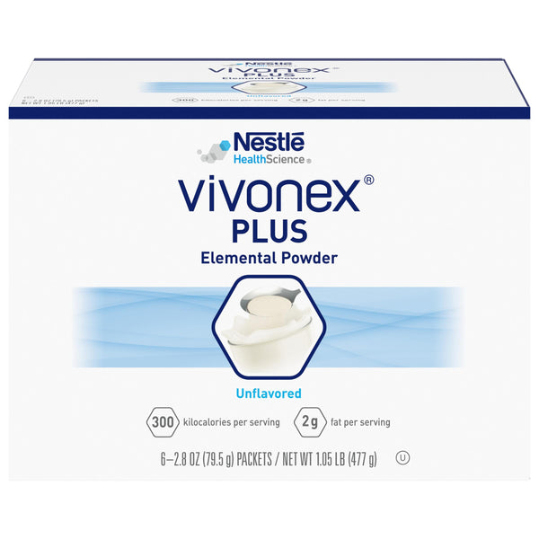 Vivonex® Plus Powdered Elemental Formula, Unflavored, 79.5gm case of 36-Nutrition-Cardinal Health-capitalmedicalsupply.ca