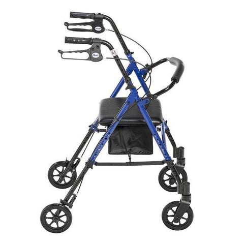 Adjustable Height Rollator, 6" Casters