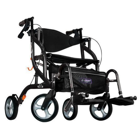 Airgo Fusion F20 Side-Folding Rollator & Transport Chair