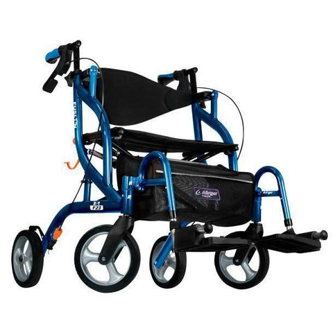 Airgo Fusion F23 Side-Folding Rollator & Transport Chair