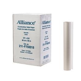 Alliance Exam Table Paper , Smooth, 12 rolls /case-Medical Clinic Supplies-Medline-18″ x 225′-capitalmedicalsupply.ca