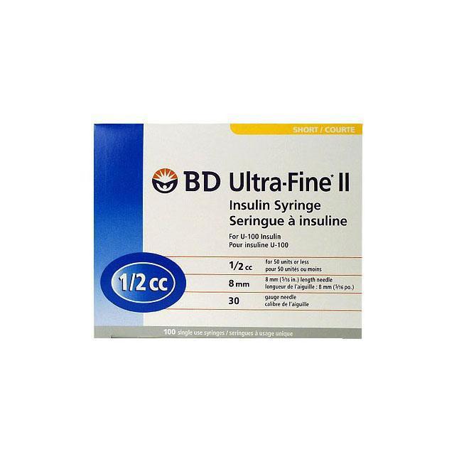 BD Insulin Syringe with Ultra-Fine II Needle