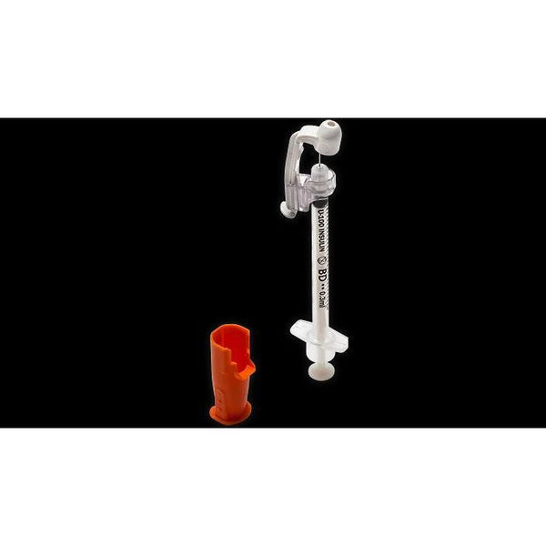 BD Safety-Glide™ Insulin Syringes with Permanently Attached Needle 100/bx-Medical Needle & Syringe Sets-Cardinal Health Canada-BD305930-capitalmedicalsupply.ca