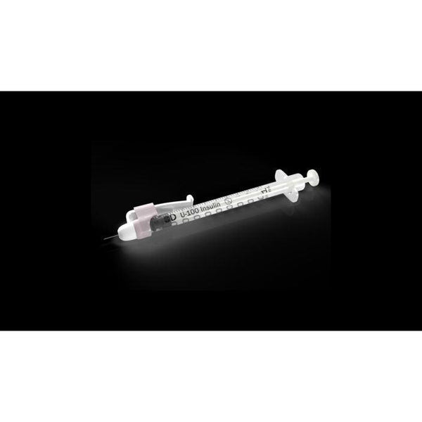 BD Safety-Glide™ Insulin Syringes with Permanently Attached Needle 100/bx-Medical Needle & Syringe Sets-Cardinal Health Canada-BD305930-capitalmedicalsupply.ca