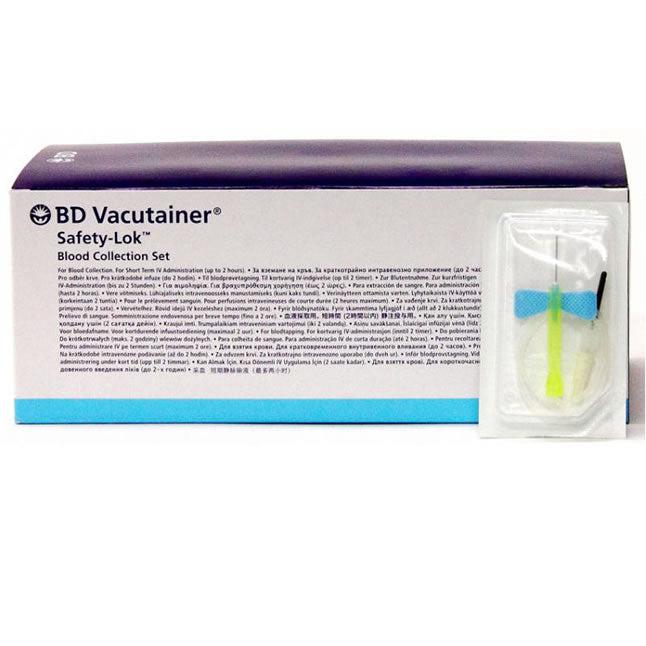 BD Safety-Lock™ Vacutainer® Blood Collection and Infusion Set-capitalmedicalsupply.ca-21GA w/ Safety Lok (50/bx)-capitalmedicalsupply.ca
