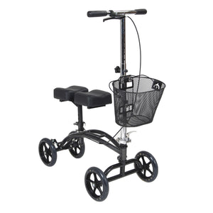 Dual Pad Steerable Knee Walker Knee Scooter with Basket