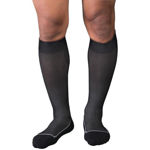 JOBST® Sport, Knee High Compression Stockings, Black, 15-20mmHg