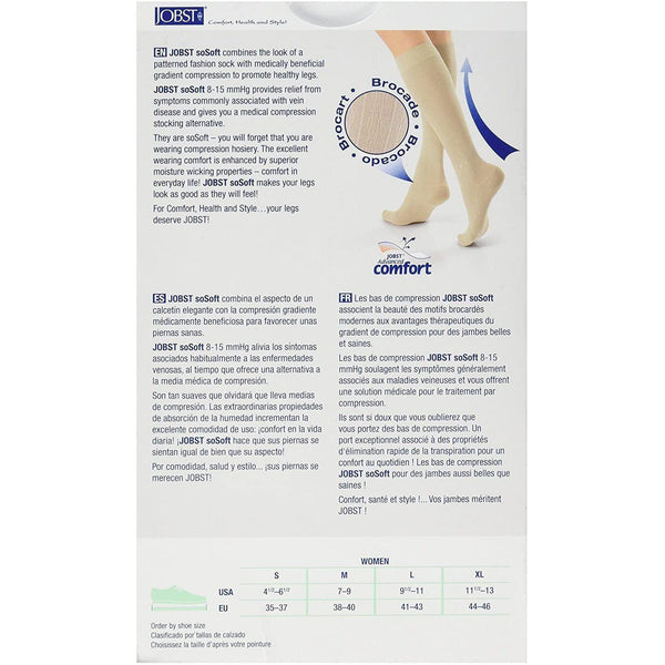 JOBST® soSOFT - Brocade Pattern - 8-15mmHg