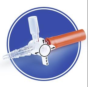 Lopez Valve - Closed Enteral Tube with Tethered Cap, Sterile and Latex-free