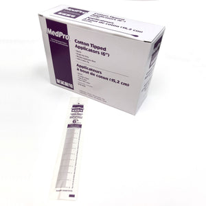 MedPro Sterile Cotton Tip Applicator 6", 100/Box-Medical Clinic Supplies-Bestbuy Medical-6" Applicator-capitalmedicalsupply.ca