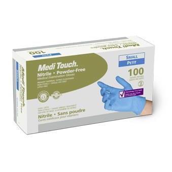 Medi Touch Powder Free Nitrile Examination Gloves