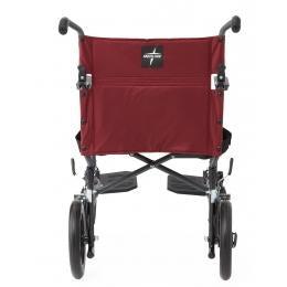 Medline Basic Aluminum Transport Chair with 12" Wheels