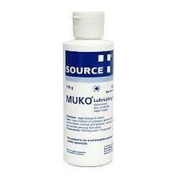 Muko® Lubricating Jelly, Clear. Each 150G/BOTTLE
