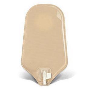 Natura® Urostomy Pouch (10") with Accuseal® Tap with Valve Opaque with 1-sided comfort panel