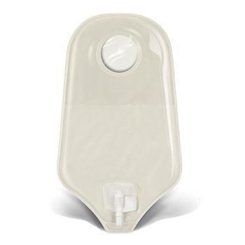 Natura® Urostomy Pouch (9") with Bendable Tap Transparent with 1-sided comfort panel