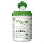 PREempt wipes, 6x7, 160 wipes per container