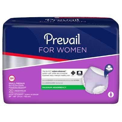 Prevail® Protective Underwear for Women-Incontinence-Quality Life-Case-Small/Medium | PWC-512/1-capitalmedicalsupply.ca