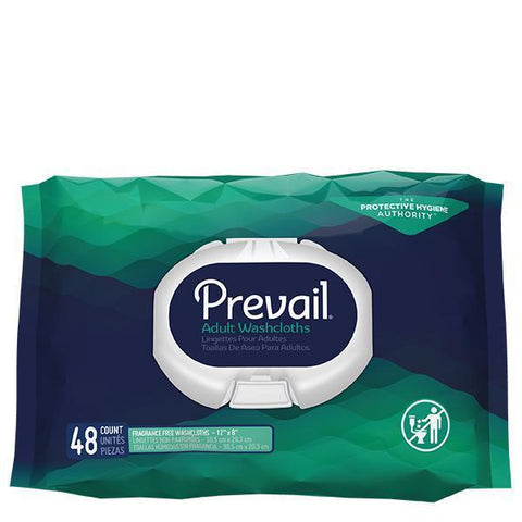 Prevail® Fragrance Free Adult Washcloths