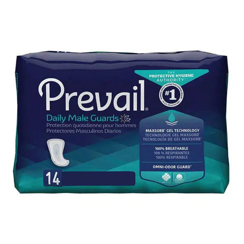 Prevail® Male Guards-Incontinence-Medical Mart-Convenience Pack | PV-811-capitalmedicalsupply.ca