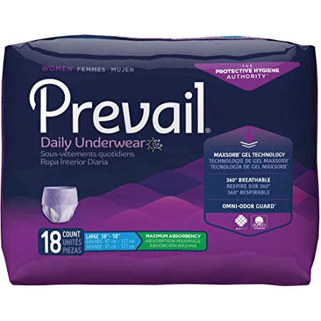 Prevail® Protective Underwear for Women-Incontinence-Quality Life-Case-Large | PWC-513/1-capitalmedicalsupply.ca