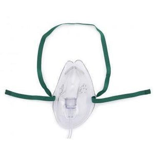 Full face Oxygen Mask. Adult Elongated Medium with 7ft tubing