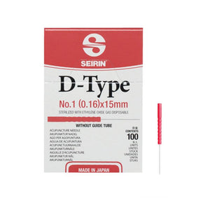 Seirin D-Type Needles without tube