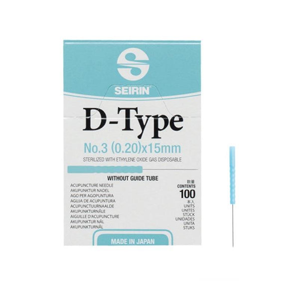Seirin D-Type Needles without tube