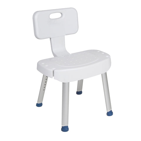 Shower Chair with Folding Back