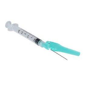 Sol-Care 1mL Luer lock Syringe with Safety Needle (Low Dead Space)