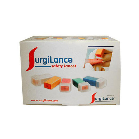 SurgiLance™ , Safety Lancet-Lancing Devices-Cardinal Health Canada-SurgiLance™ Yellow-capitalmedicalsupply.ca
