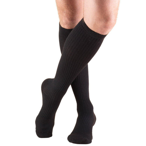 Truform Men's Sock Knee High Closed Toe Stockings - 15-20mmHg