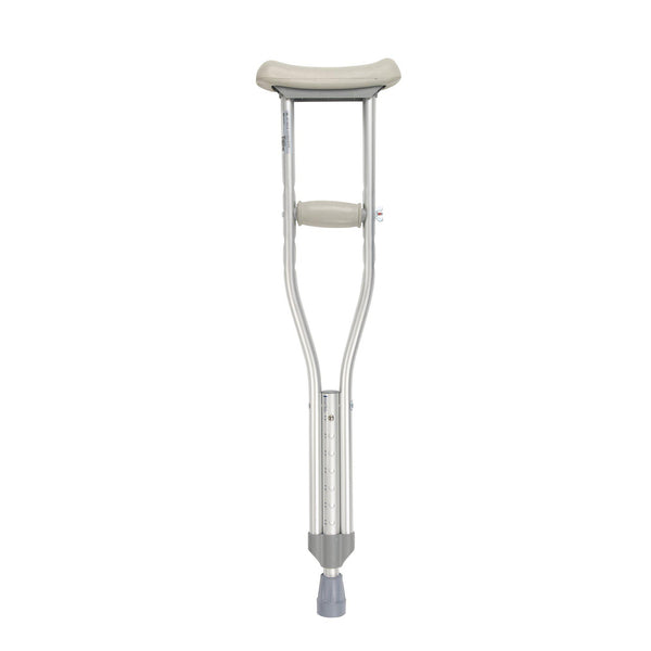 Walking Crutches with Underarm Pad and Handgrip, 1 pair