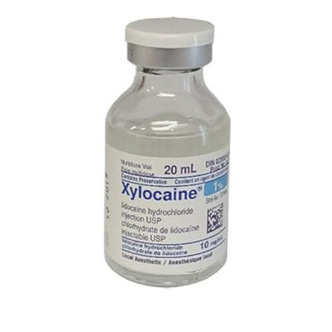 Xylocaine 1% plain with preservative 20ml-Medline-capitalmedicalsupply.ca