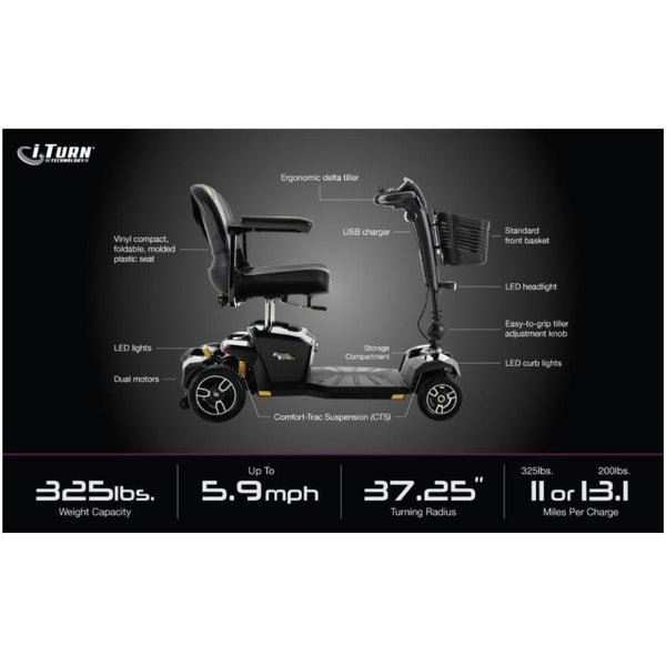 Zero Turn 8, 4-Wheel Scooter
